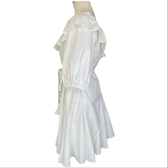 RHODE X TARGET WHITE ONE SHOULDER GODDESS DRESS  BELTED PLUS SIZE 1XL NWT - Picture 7 of 16